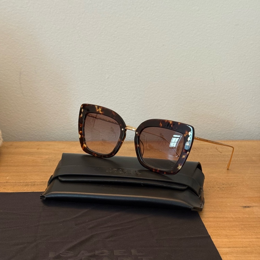 Isabel Marant Women’s Brown Rectangular Glasses - image 8